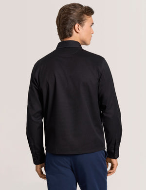 ZIP FRONT JACKET | NAVY
