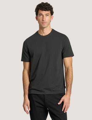 JACQUARD TEE | BLACK