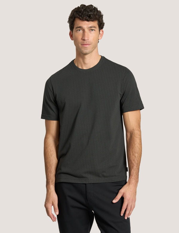 JACQUARD TEE | BLACK