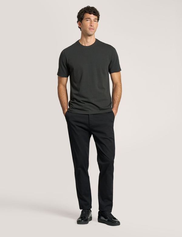 JACQUARD TEE | BLACK