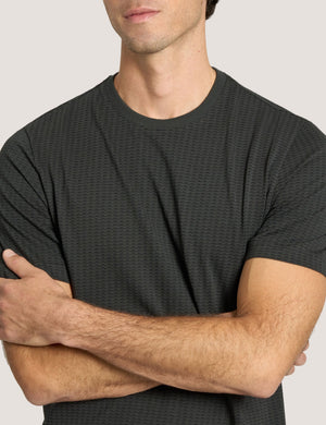 JACQUARD TEE | BLACK