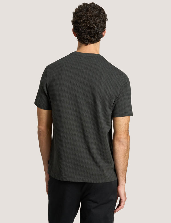 JACQUARD TEE | BLACK