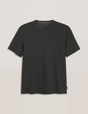 JACQUARD TEE | BLACK