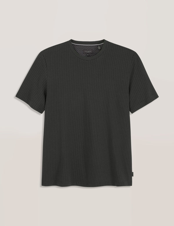 JACQUARD TEE | BLACK