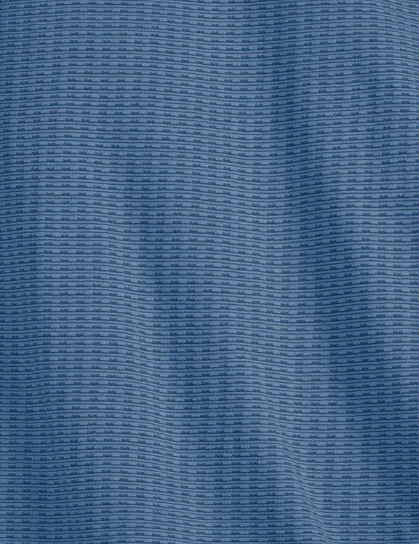 JACQUARD TEE | MID BLUE