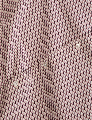 GEO PRINT SHIRT | MID PINK