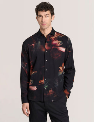DARK PRINT SHIRT | NAVY