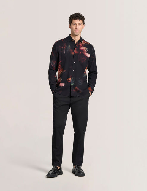 DARK PRINT SHIRT | NAVY
