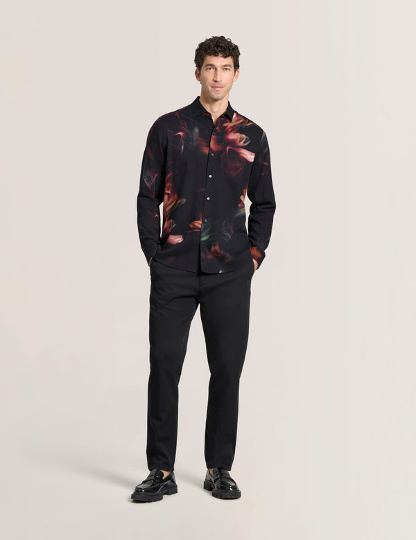 DARK PRINT SHIRT | NAVY