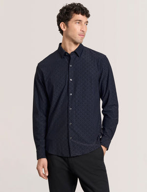 KNIT SHIRT | NAVY