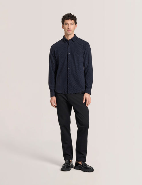 KNIT SHIRT | NAVY