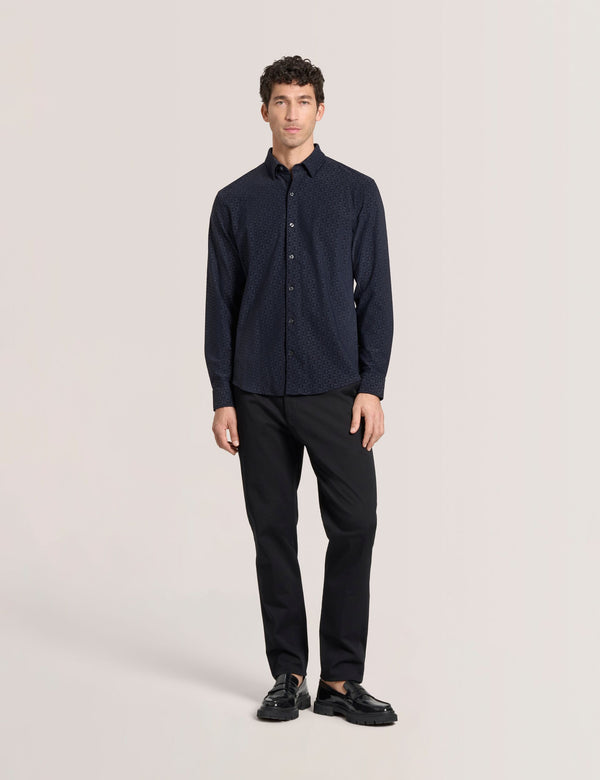 KNIT SHIRT | NAVY