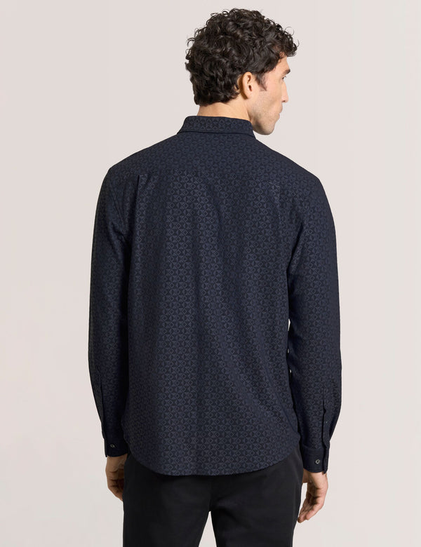 KNIT SHIRT | NAVY