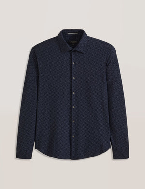 KNIT SHIRT | NAVY