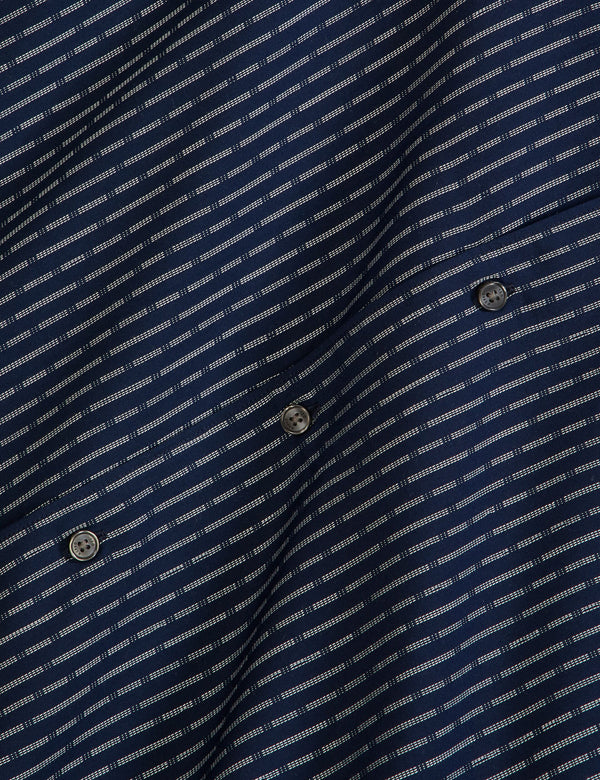 YARN DYE SHIRT | NAVY