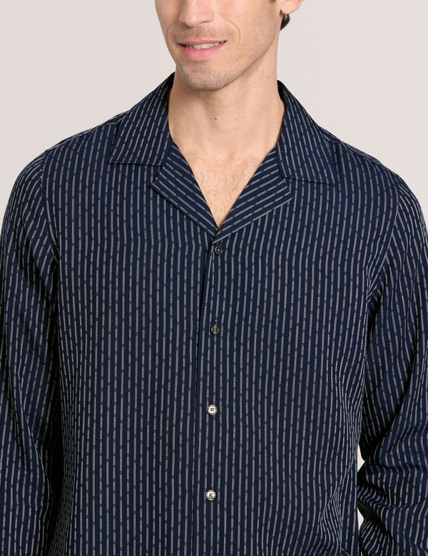 YARN DYE SHIRT | NAVY