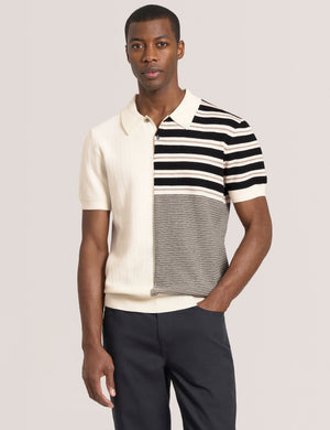 PATCHWORK POLO | ECRU