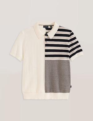 PATCHWORK POLO | ECRU
