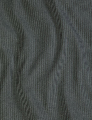 RIB CREW NECK TEE | DARK GREEN