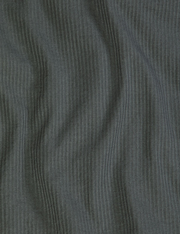 RIB CREW NECK TEE | DARK GREEN