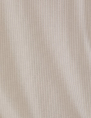 RIB ZIP POLO | ECRU