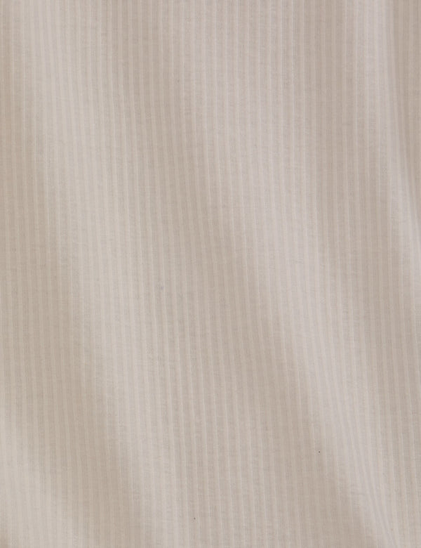 RIB ZIP POLO | ECRU