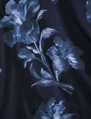 FLORAL GRAPHIC TEE | NAVY