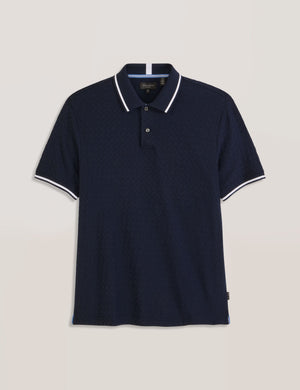 TEXTURE POLO | NAVY