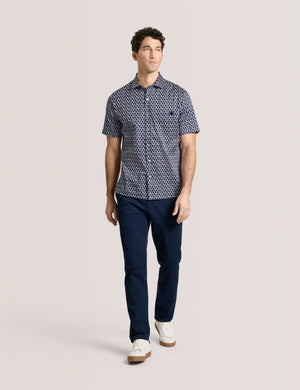 Printed Shirt | DARK NAVY