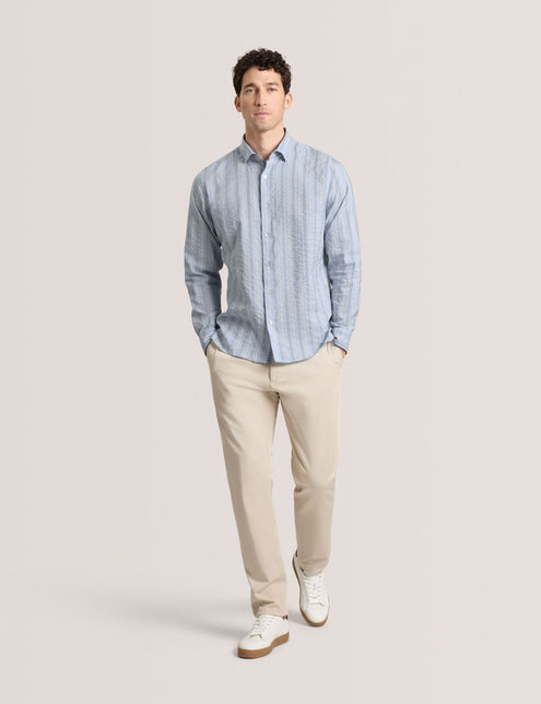 STRIPE SHIRT | LIGHT BLUE