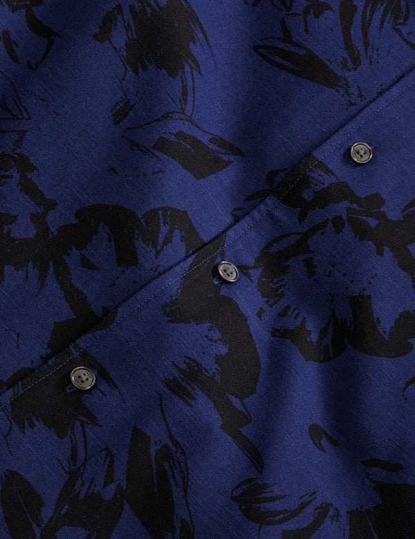 PRINTED SHIRT | NAVY