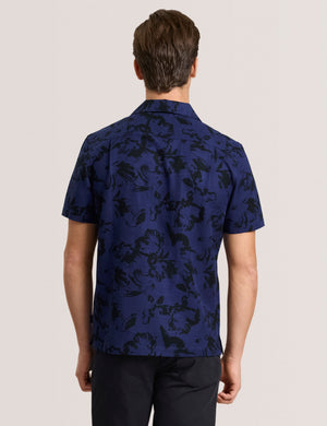 PRINTED SHIRT | NAVY