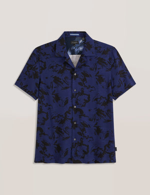 PRINTED SHIRT | NAVY