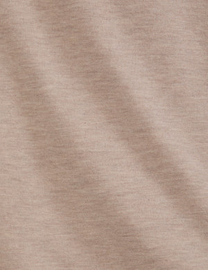 SHORT SLEEVE SWEATER | TAUPE