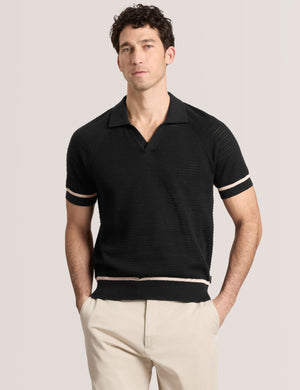 SWEATER POLO | BLACK