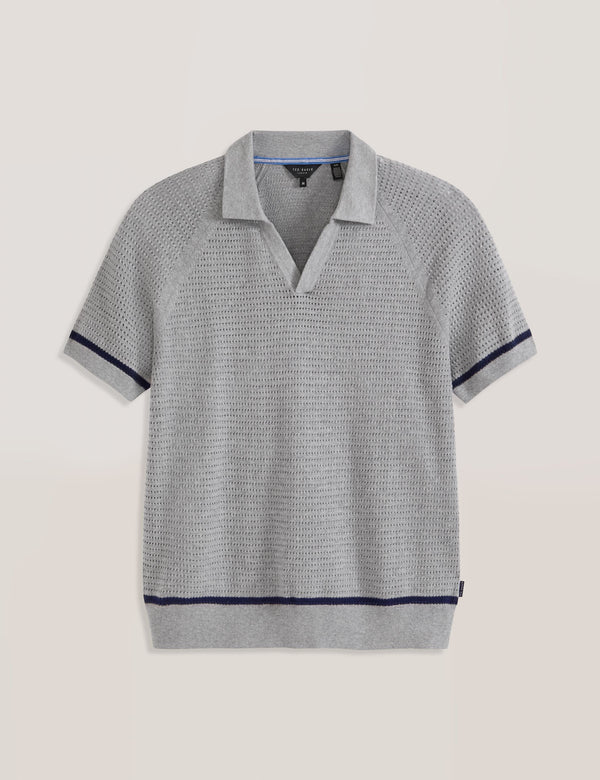 SWEATER POLO | GREY