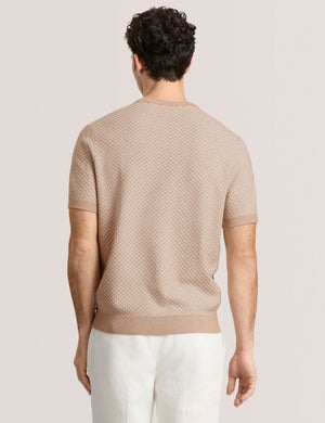HERRINGBONE SWEATER | TAUPE