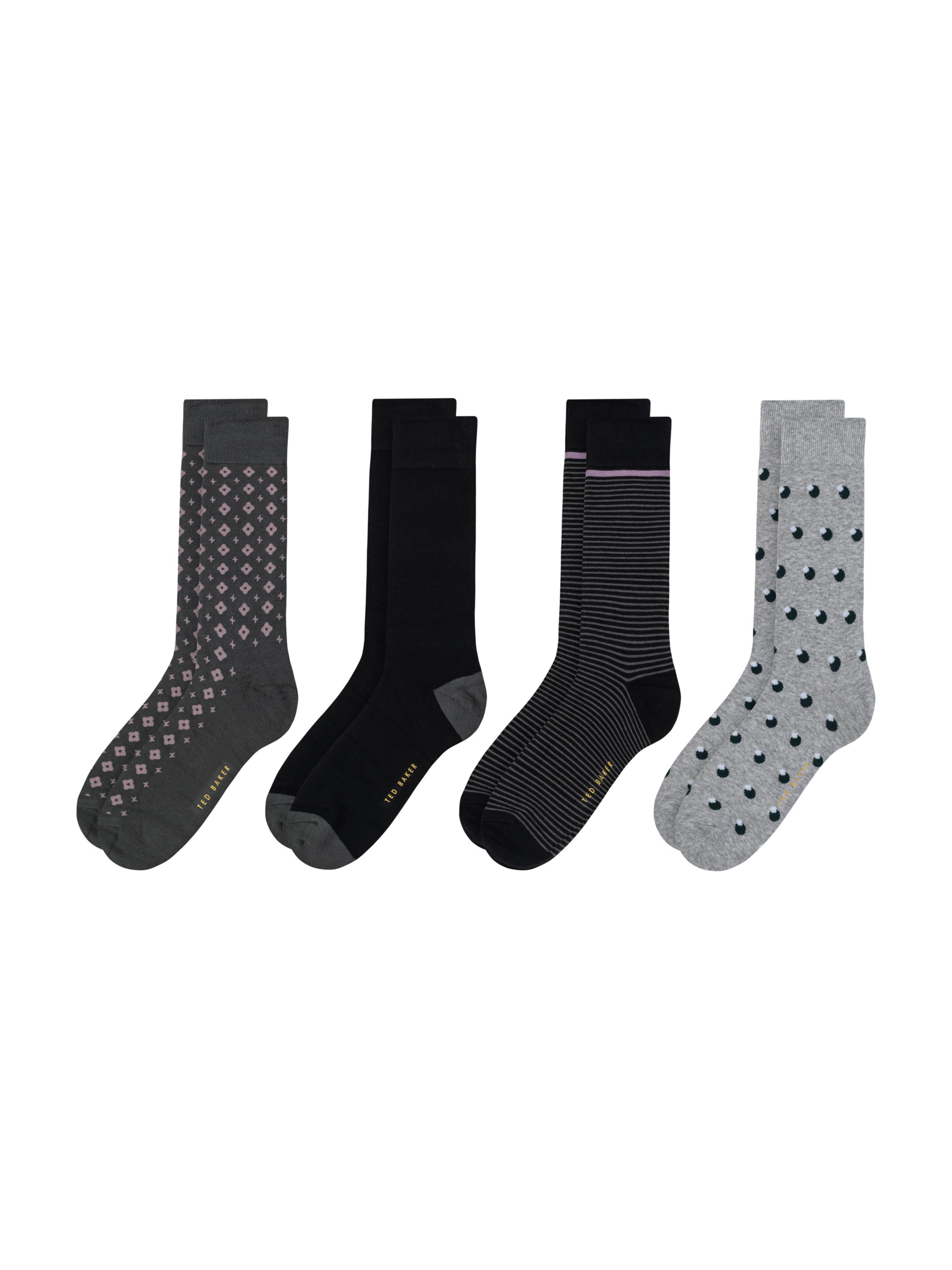 Ted Baker Herren Socken 3er-Pack – Dezente Eleganz, No-Show, Mit Logo-Detail