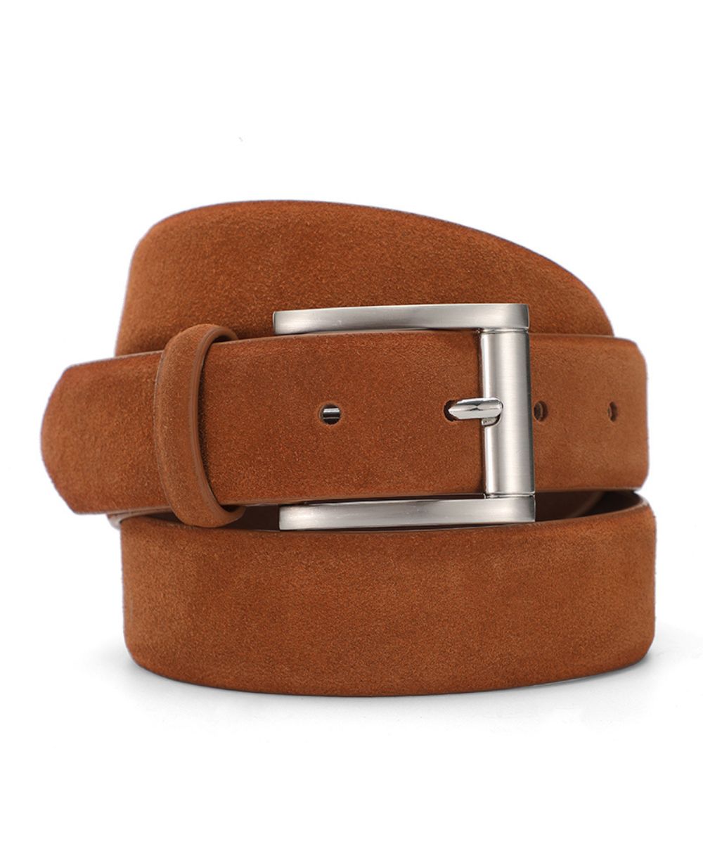 SUEDE BELT | CHESTNUT
