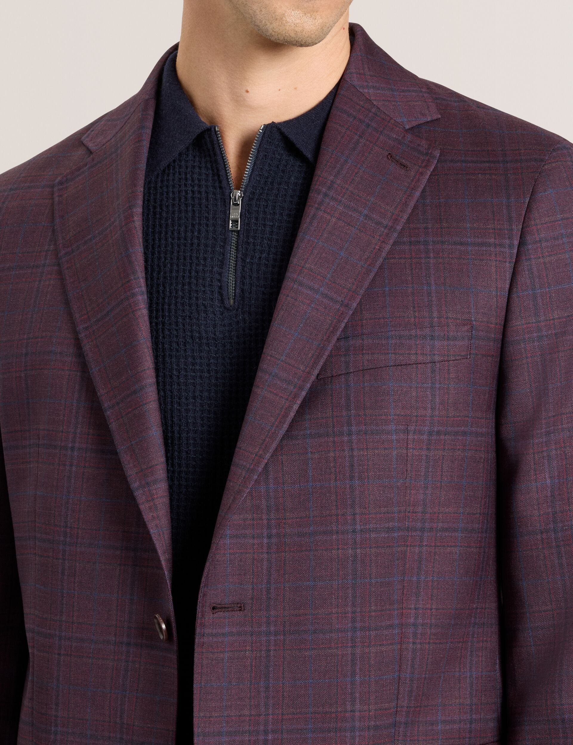 TED BAKER フリル ドローコード コート ワイン レッド ジャケット TED 