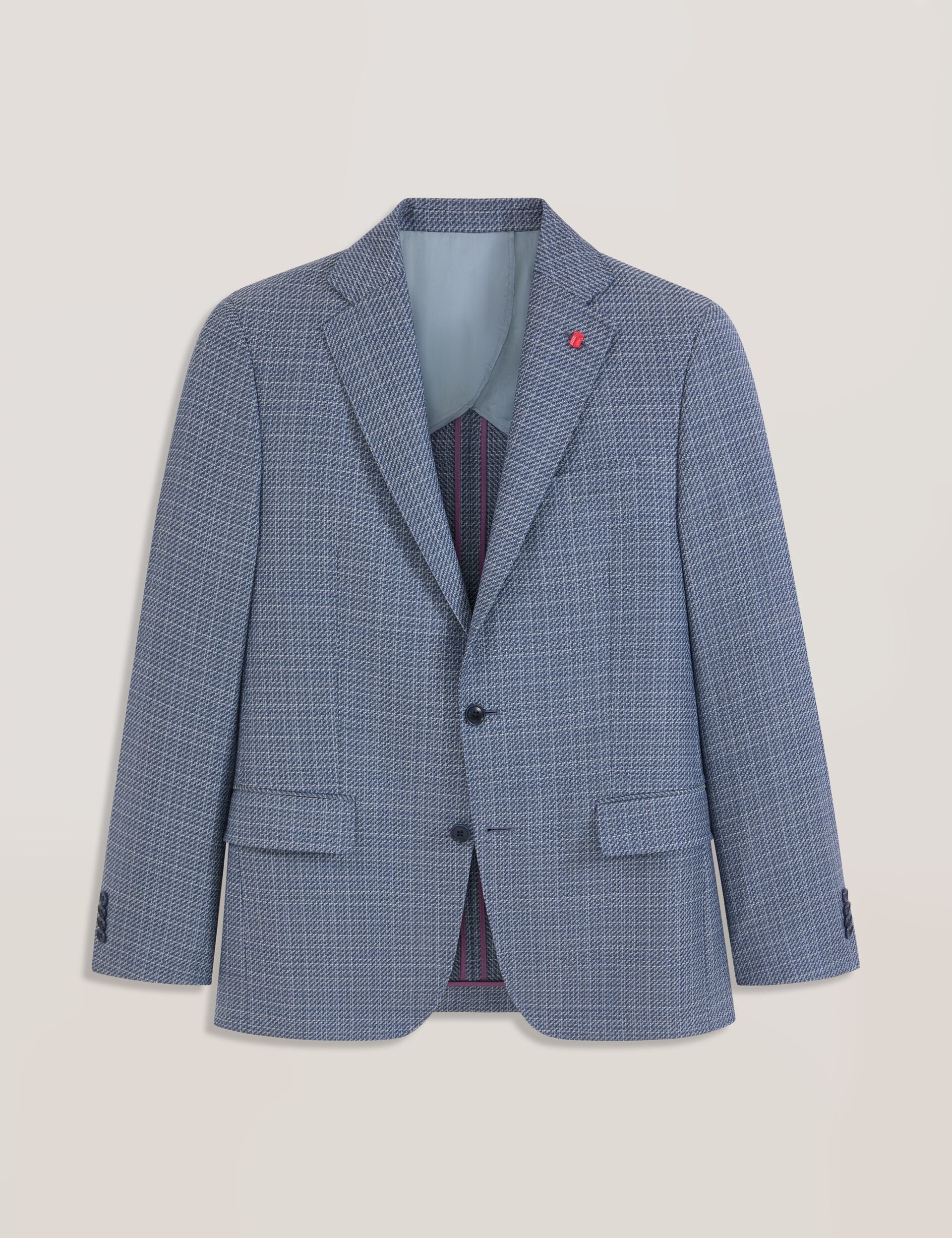 Plaid Woven Texture Tailored Blazer | Winfred | Ted Baker US
