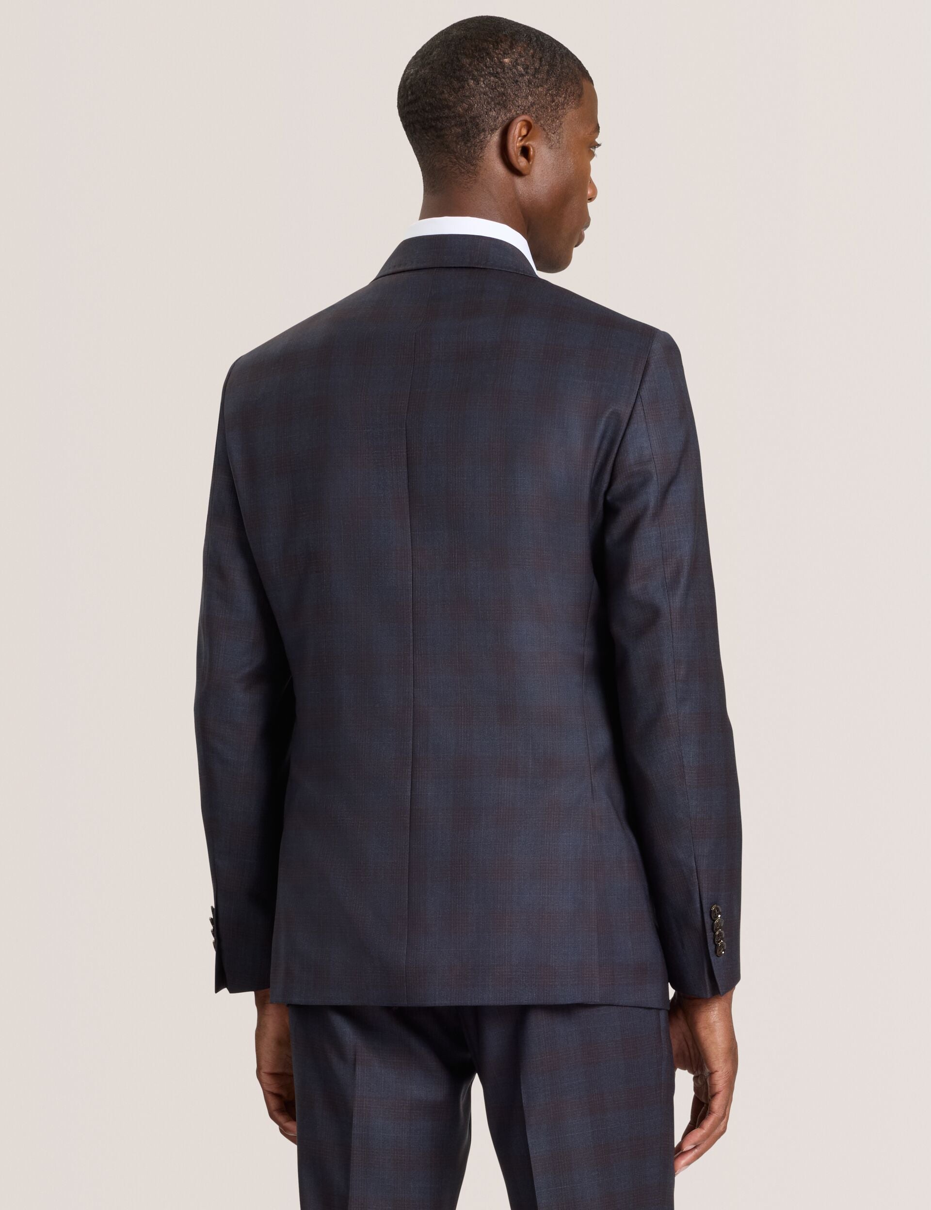 【新品・タグ付き】TED BAKER ビジネスジャケット ペイズリー柄 スーツ Single Breasted Two Button Notch Fully Fashioned Plaid Suit Jacket