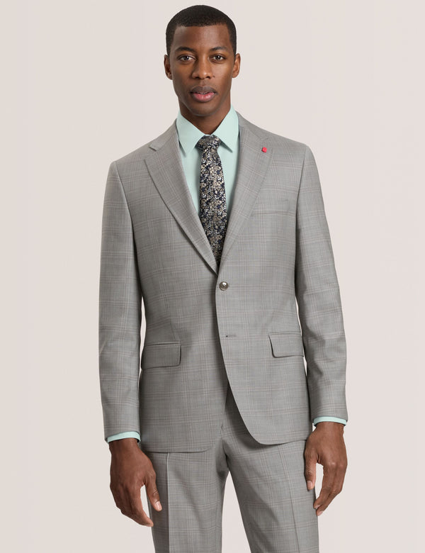 WRIGHT-CHECK | MID GREY