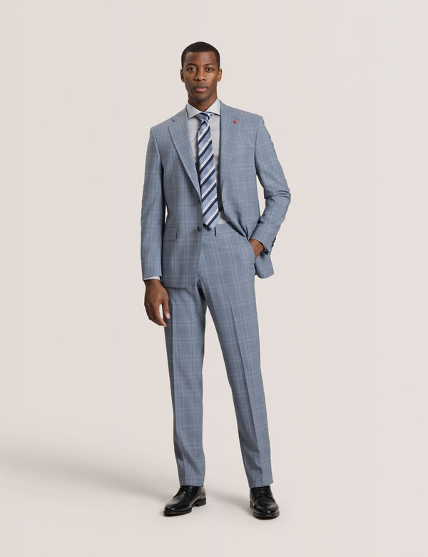 WRIGHT-CHECK | MID BLUE