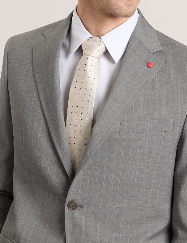 WRIGHT-STRIPE | MID GREY