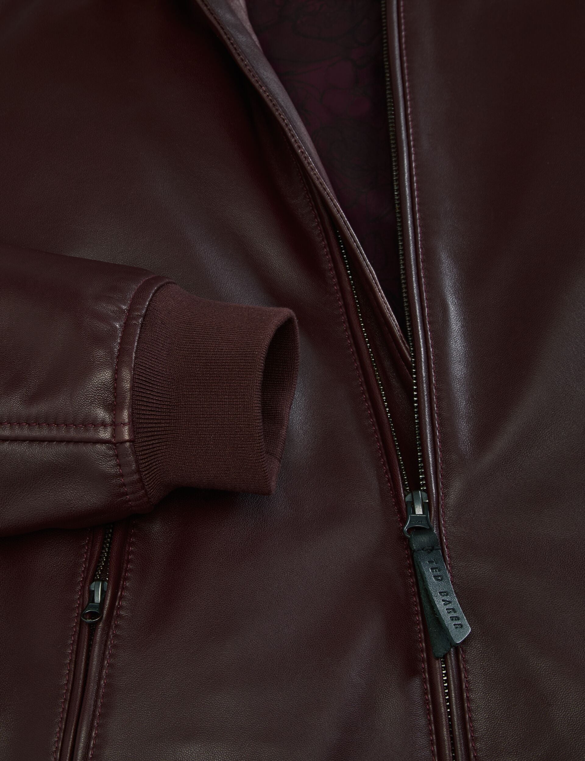 Leather Bomber Jacket | Waggoner | Ted Baker US