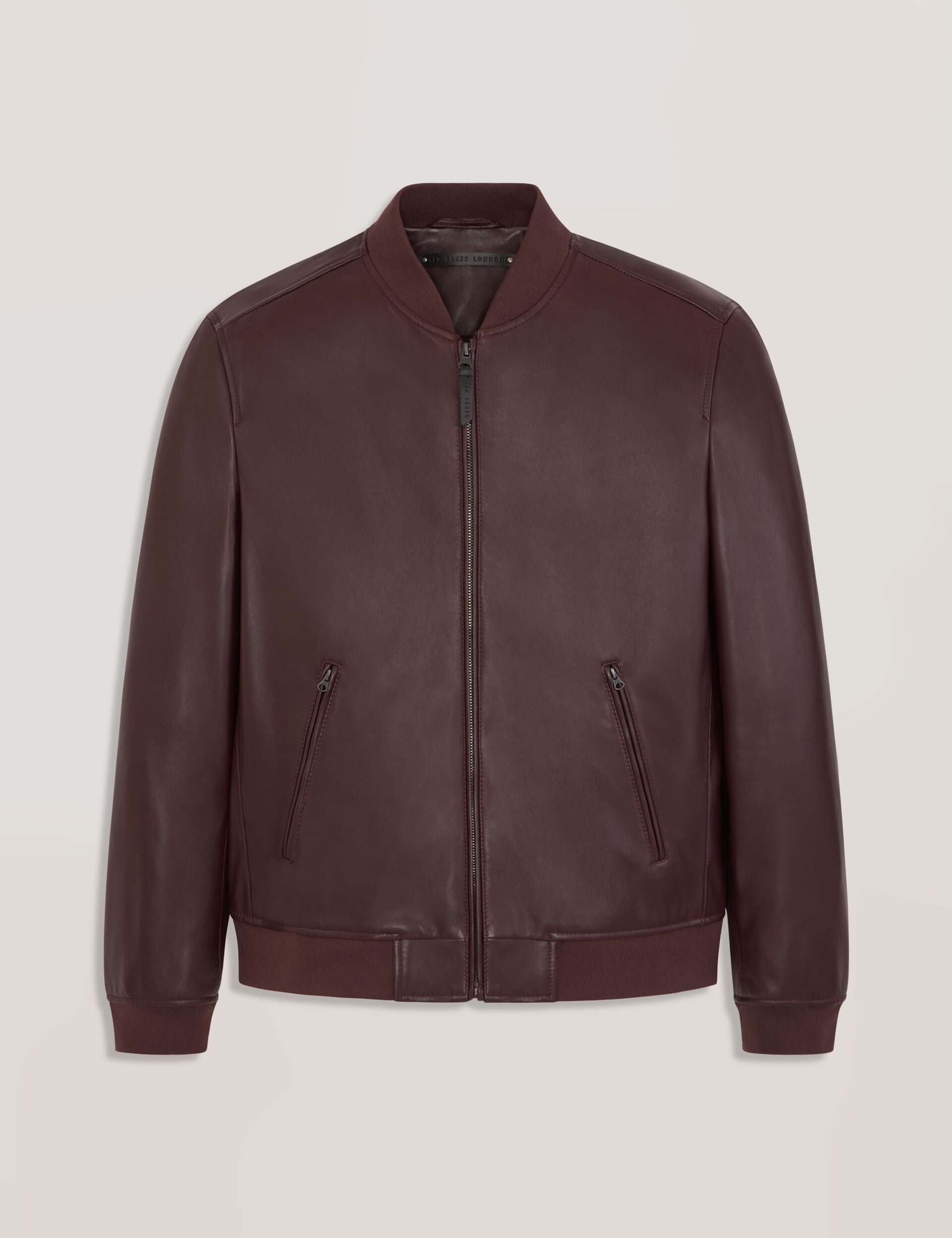 Leather Bomber Jacket | Waggoner | Ted Baker US
