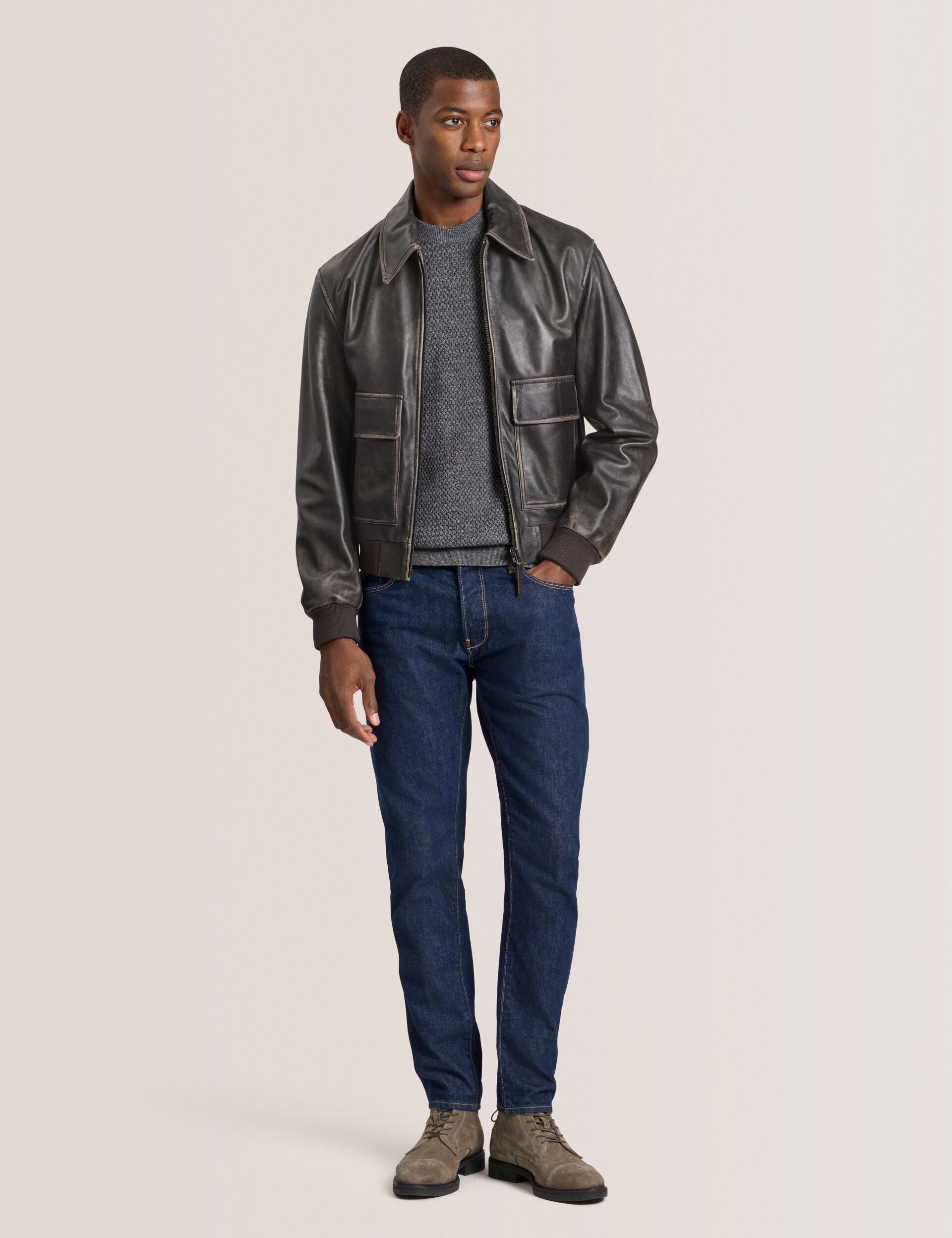 Leather Bomber Jacket | Whistler | Ted Baker US