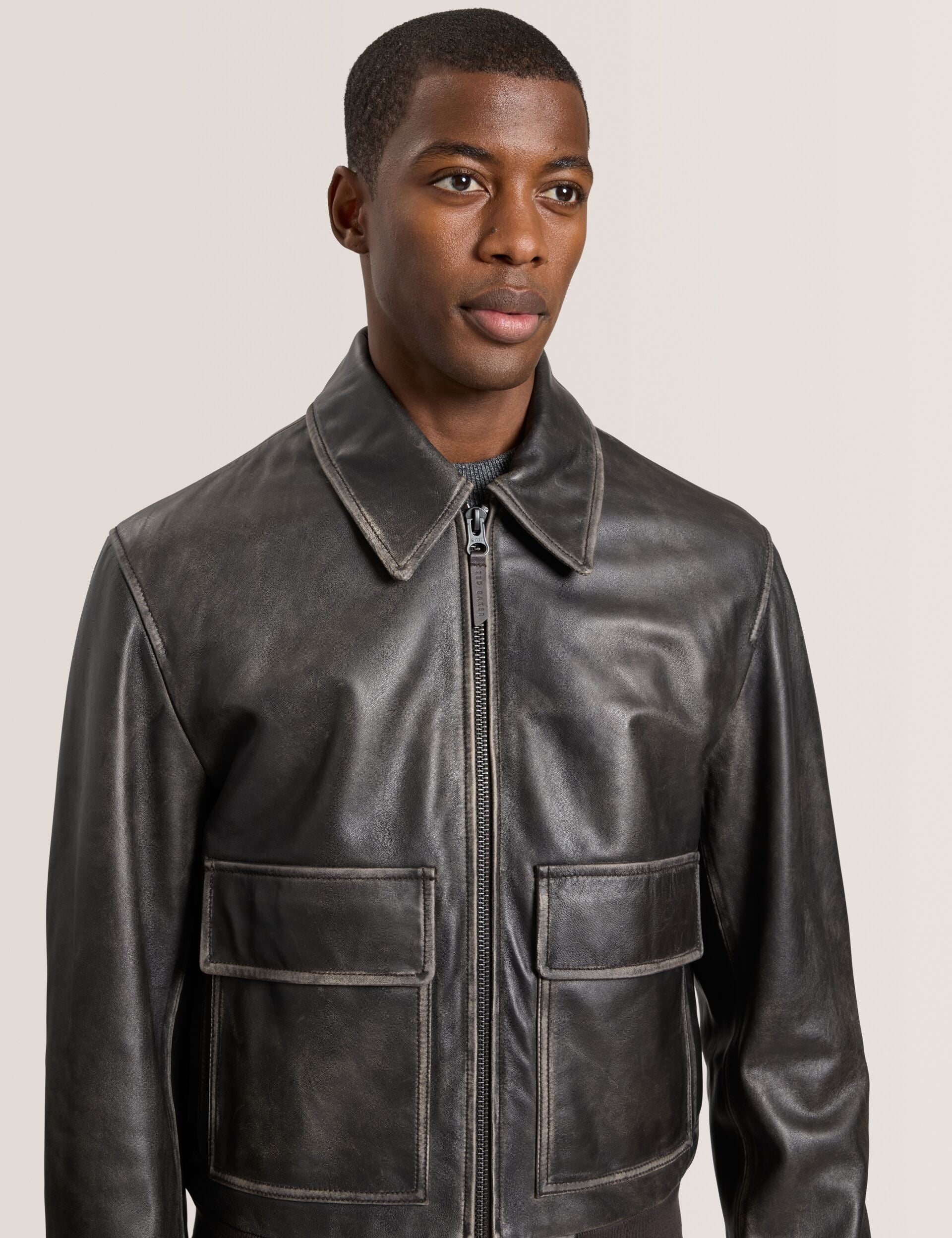 Leather Bomber Jacket | Whistler | Ted Baker US