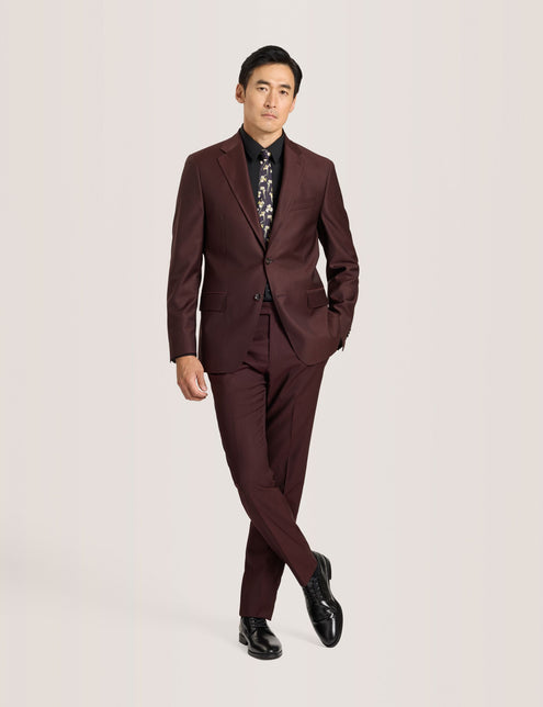 WINTER-TWILL | BURGUNDY